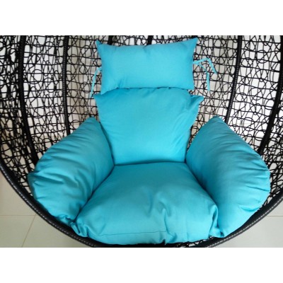 Replacement Cushion set for Swing Egg Pod Wicker Chair Blue